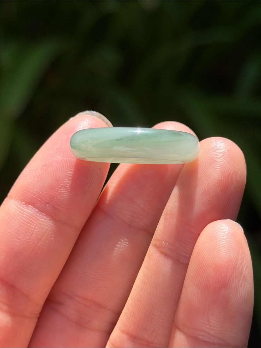 Seafoam Green Jade Cabochon Gemstone - Women Jewelry Palo